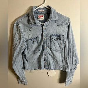 Wrangler Denim Shirt | Cropped